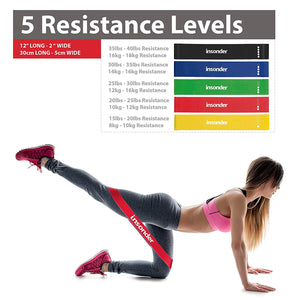 Resistance Band Sets - (5 Resistance Levels)